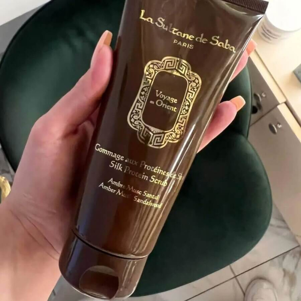 Скраб для тела "Шёлковый" - La Sultane De Saba Silk Protein Scrub AMS фото 2