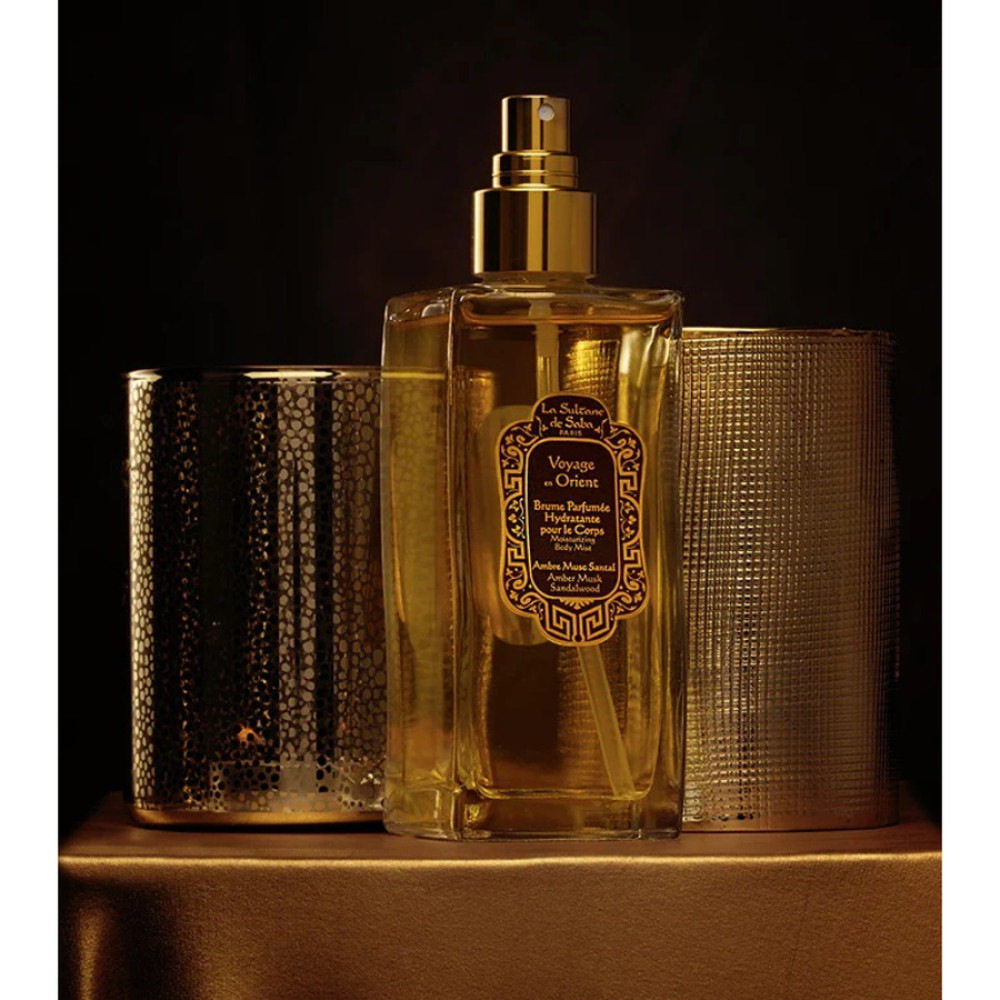 Увлажняющий спрей для тела - La Sultane De Saba Moisturizing Mist Amber Musk Sandalwood фото 2