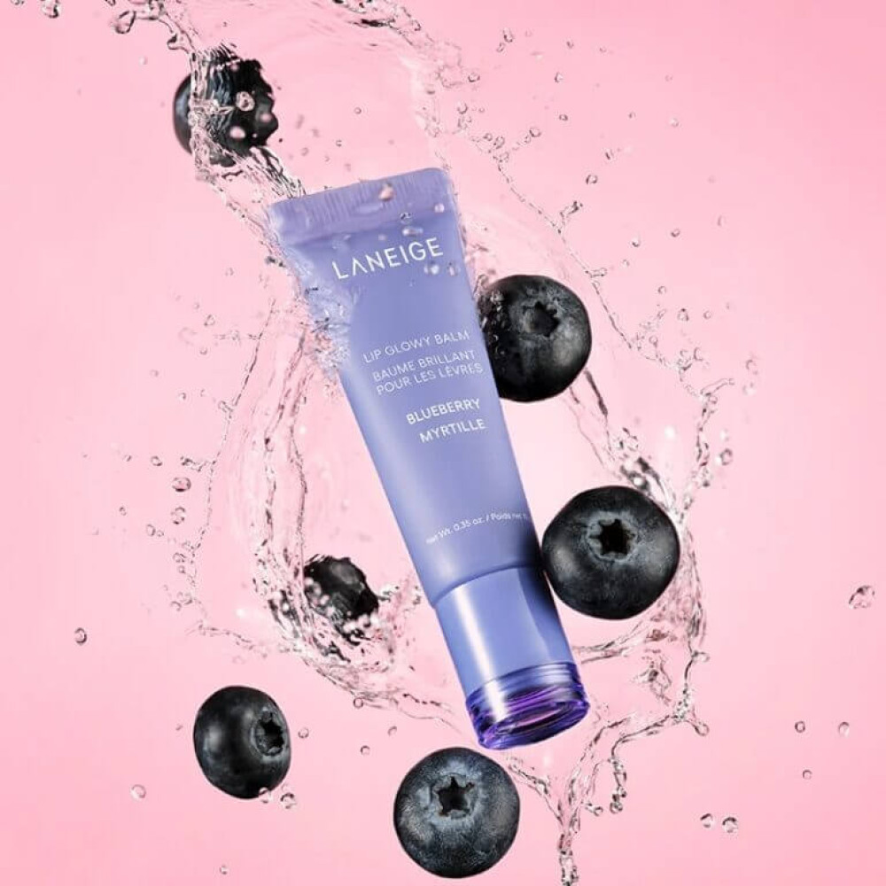 Сверкающий бальзам для губ "Черника" - Laneige Lip Glowy Balm Blueberry фото 2