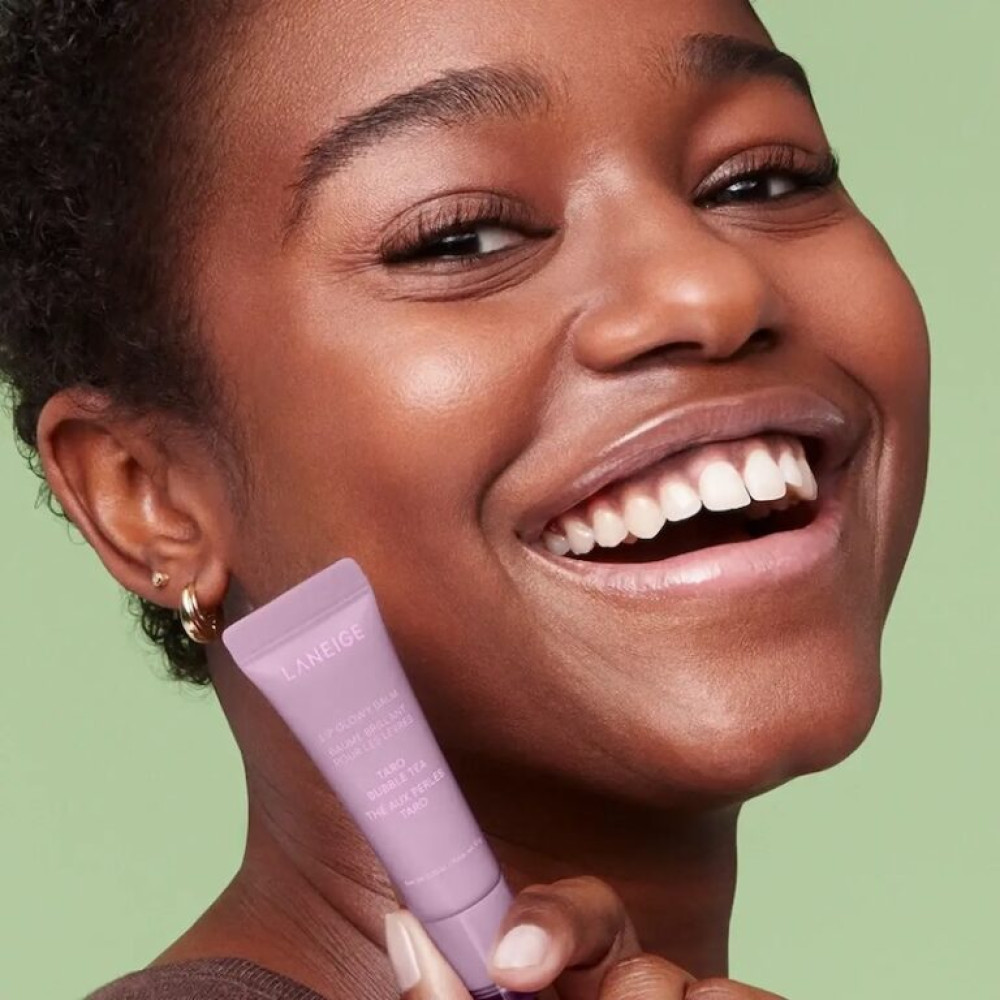 Сяючий бальзам для губ "Таро Бабл Ті" - Laneige Lip Glowy Balm Taro Bubble Tea фото 2