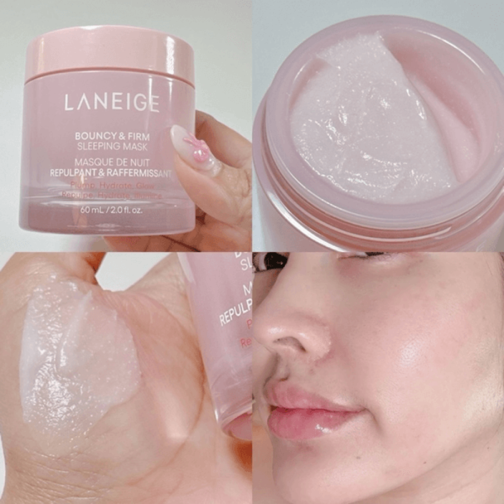 Укрепляющая ночная маска для лица - Laneige Bouncy & Firm Sleeping Mask фото 2