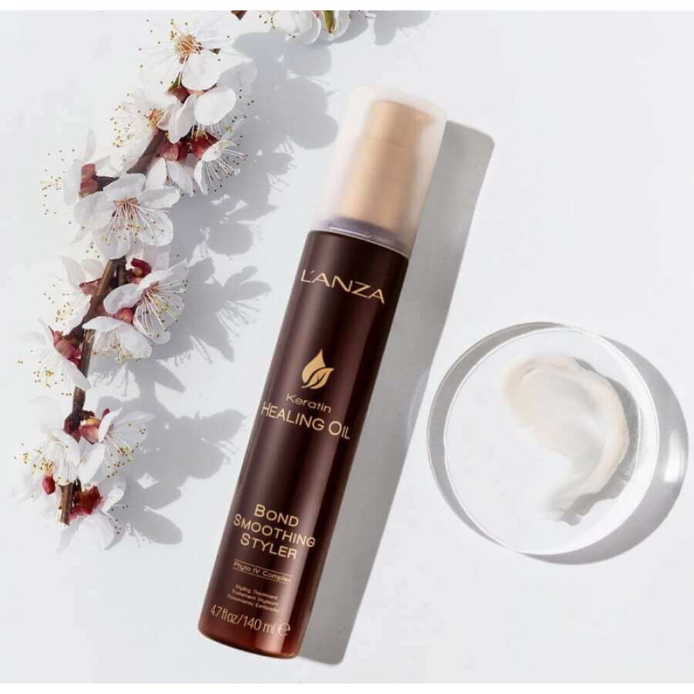 Незмивний крем для розглажування волосся - L'anza Keratin Healing Bond Smoothing Styler фото 3