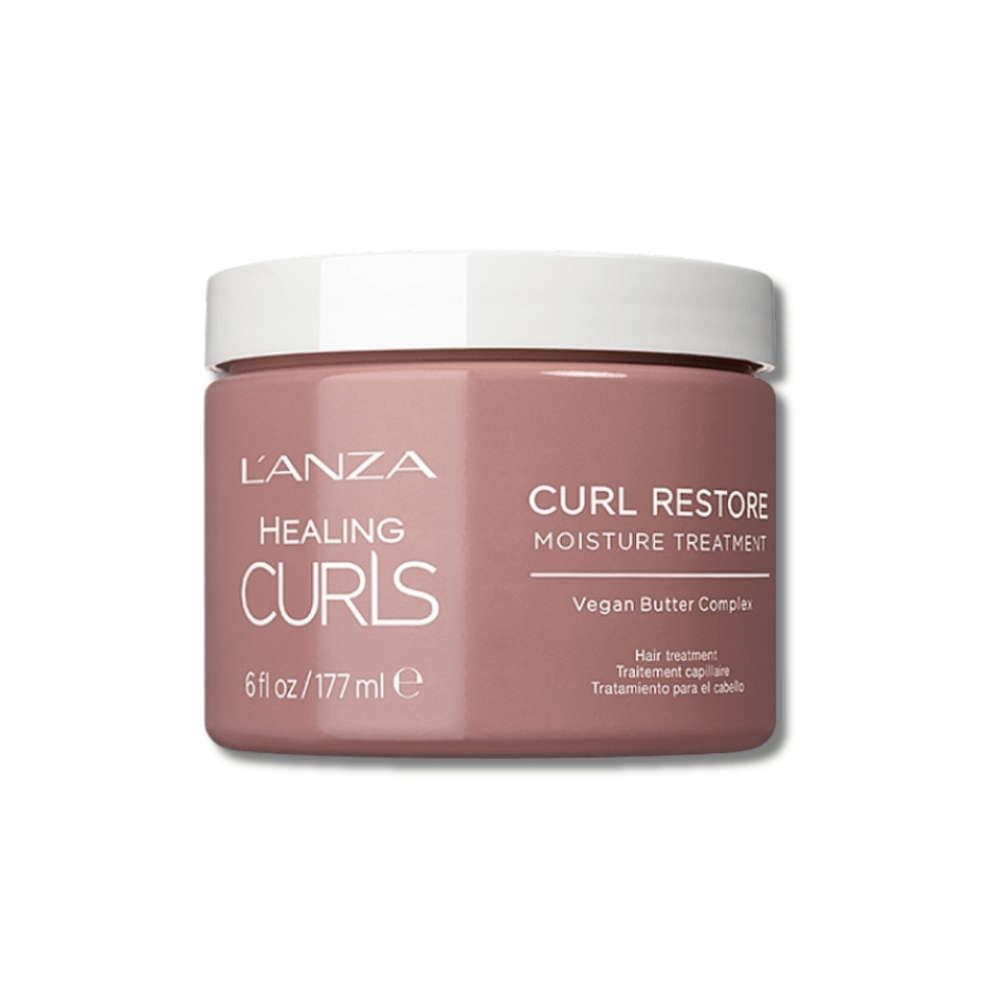 Восстанавливающая несмываемая маска для кудрявых волос - L'anza Healing Curls Curl Restore Moisture Treatment фото