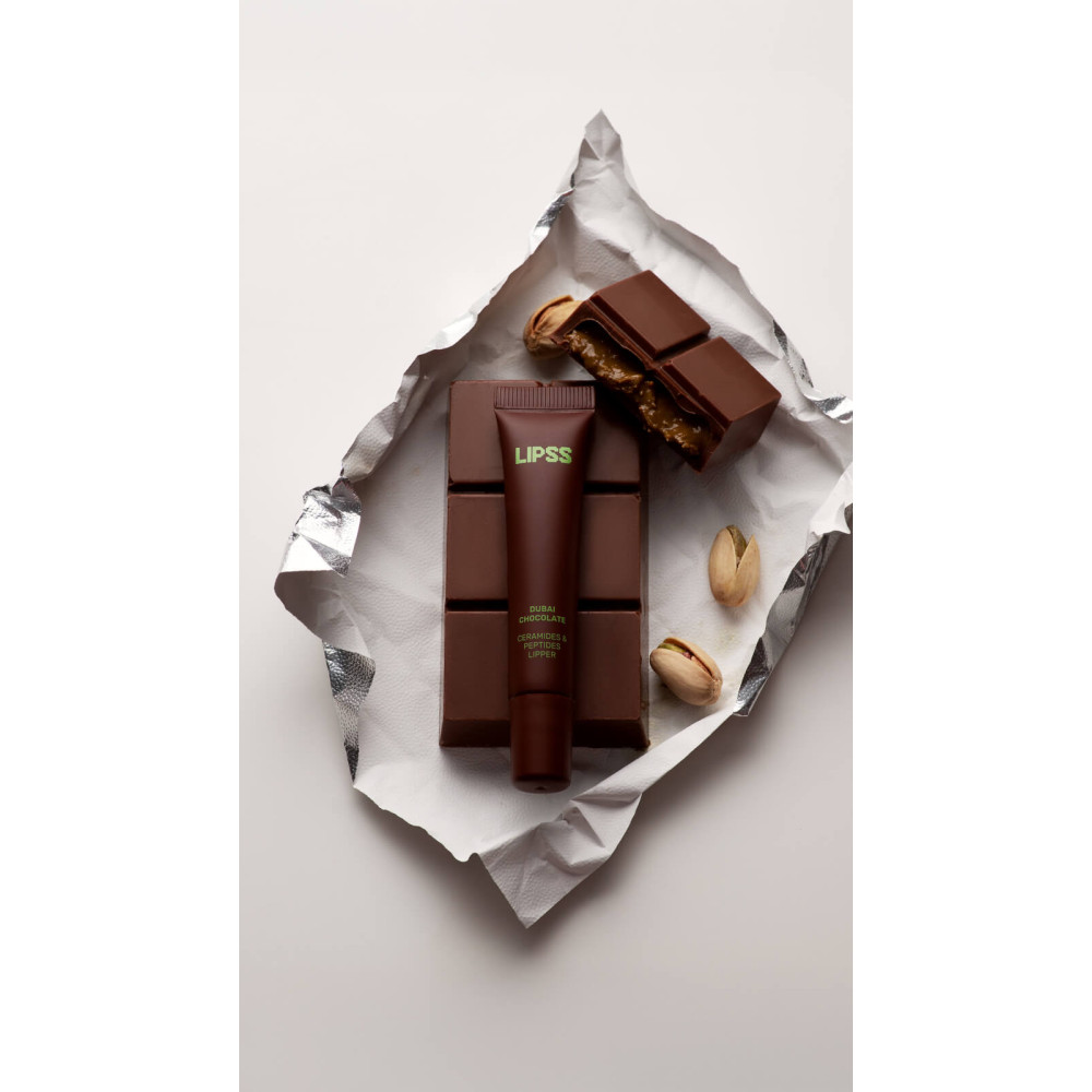 Блеск для губ "Дубайский шоколад" - Lipss Lipper Dubai Chocolate Lip Gloss фото 3