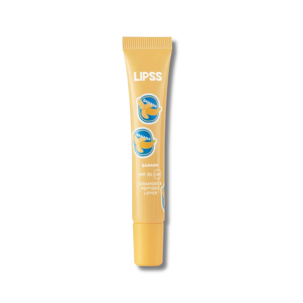 Блеск для губ с SPF 20 "Банан" - Lipss Ceramides & Peptides Banana Lipper фото