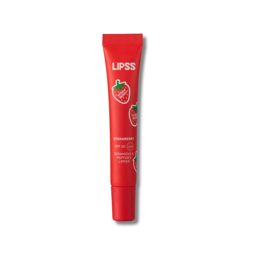 Блеск для губ с SPF 20 "Клубника" - Lipss Ceramides & Peptides Strawberry Lipper фото