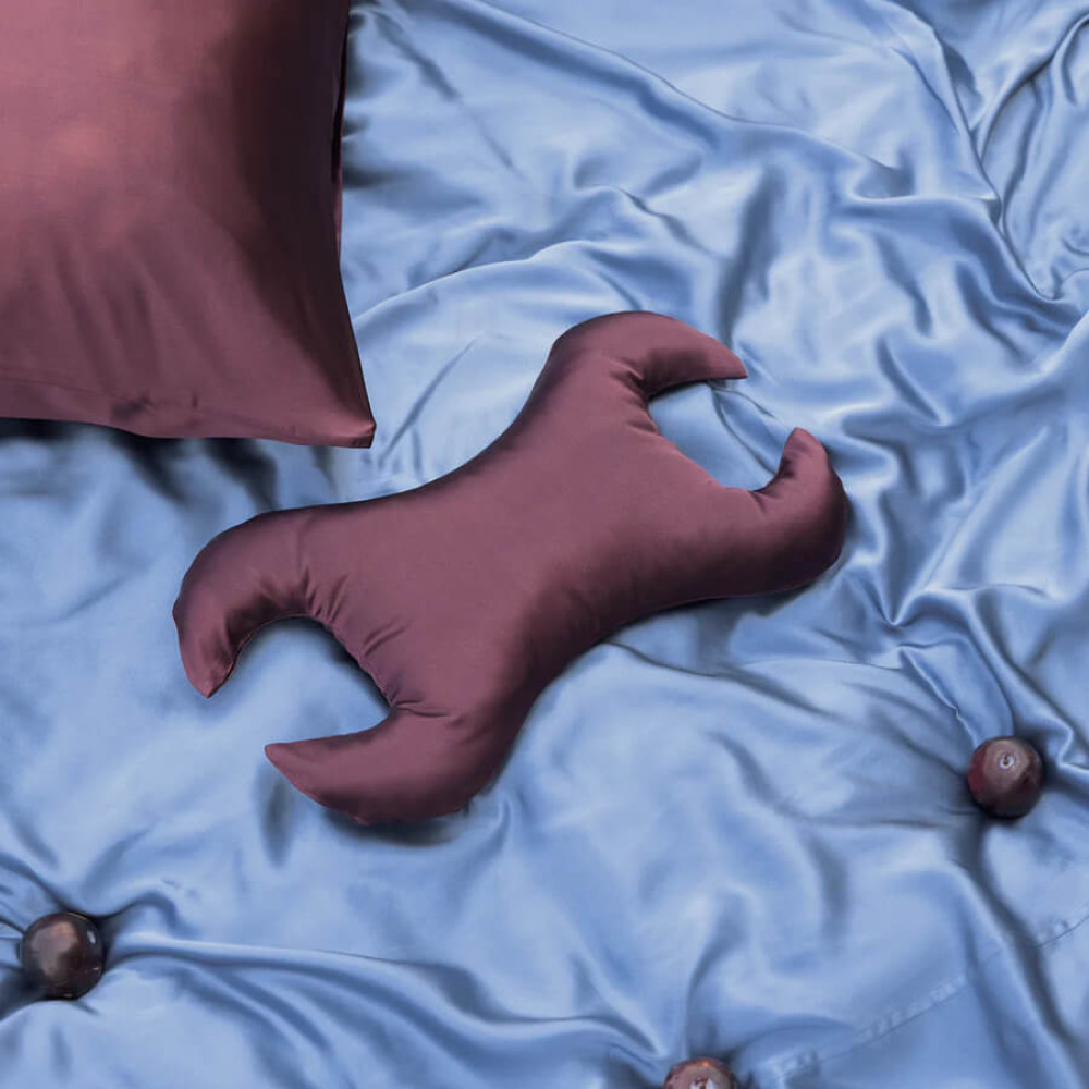 Анти-ейдж подушка KEY проти зморшок навколо очей сливова - MOLODO Key Anti-Aging Pillow Against Wrinkles Around The Eyes Plum фото 2