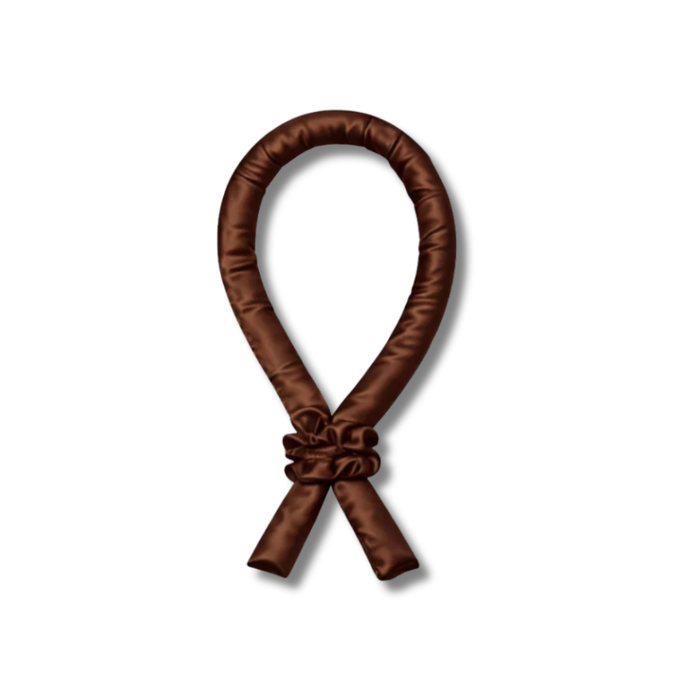 M'які бігуді з 100% натурального шовку коричневі - MOLODO Silk Curlers Brown фото