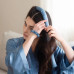 Мягкие бигуди из 100% натурального шелка синие - MOLODO Silk Curlers Blue фото 3