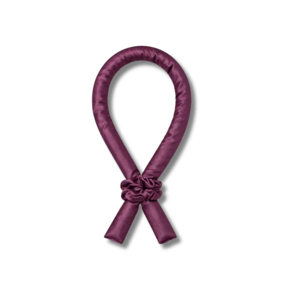 Мягкие бигуди из 100% натурального шелка сливовые - MOLODO Silk Curlers Plum фото