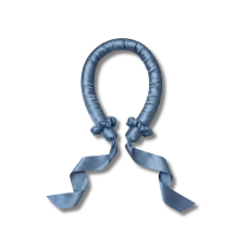 Мягкие бигуди из 100% натурального шелка с лентами синие - MOLODO Silk Curlers Blue 