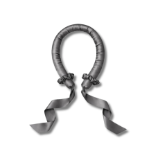 Мягкие бигуди из 100% натурального шелка с лентами серые - MOLODO Silk Curlers Stone Grey 