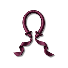 Мягкие бигуди из 100% натурального шелка с лентами сливовые - MOLODO Silk Curlers Plum 