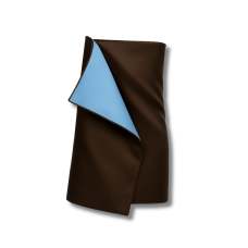 Полотенце для тела из шелка и микрофибры коричневое - MOLODO Silk & Microfibre Towel Brown 