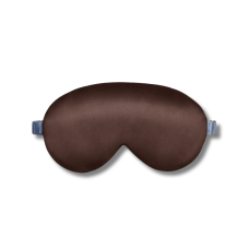 Шелковая маска для сна коричневая - MOLODO Silk Sleep Mask Brown 