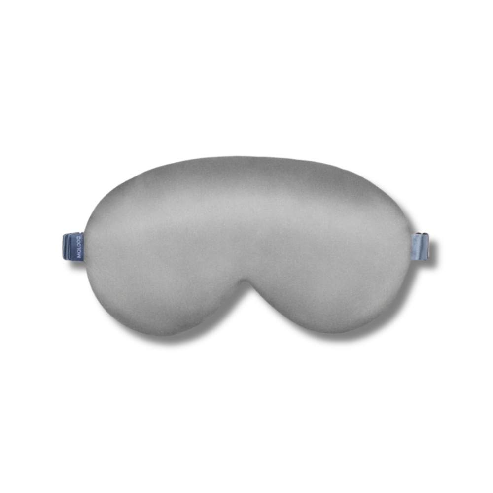 Шелковая маска для сна серая - MOLODO Silk Sleep Mask Stone Grey фото