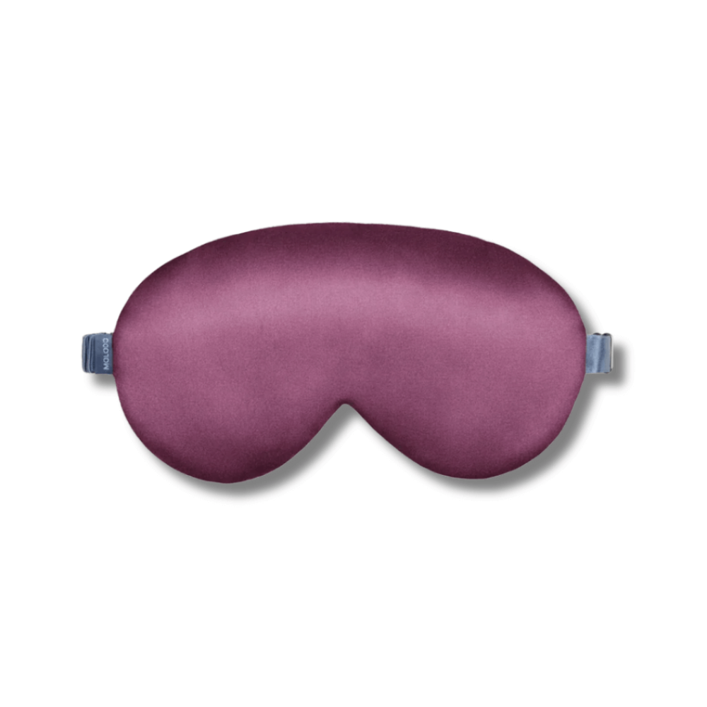 Шелковая маска для сна сливовая - MOLODO Silk Sleep Mask Plum фото