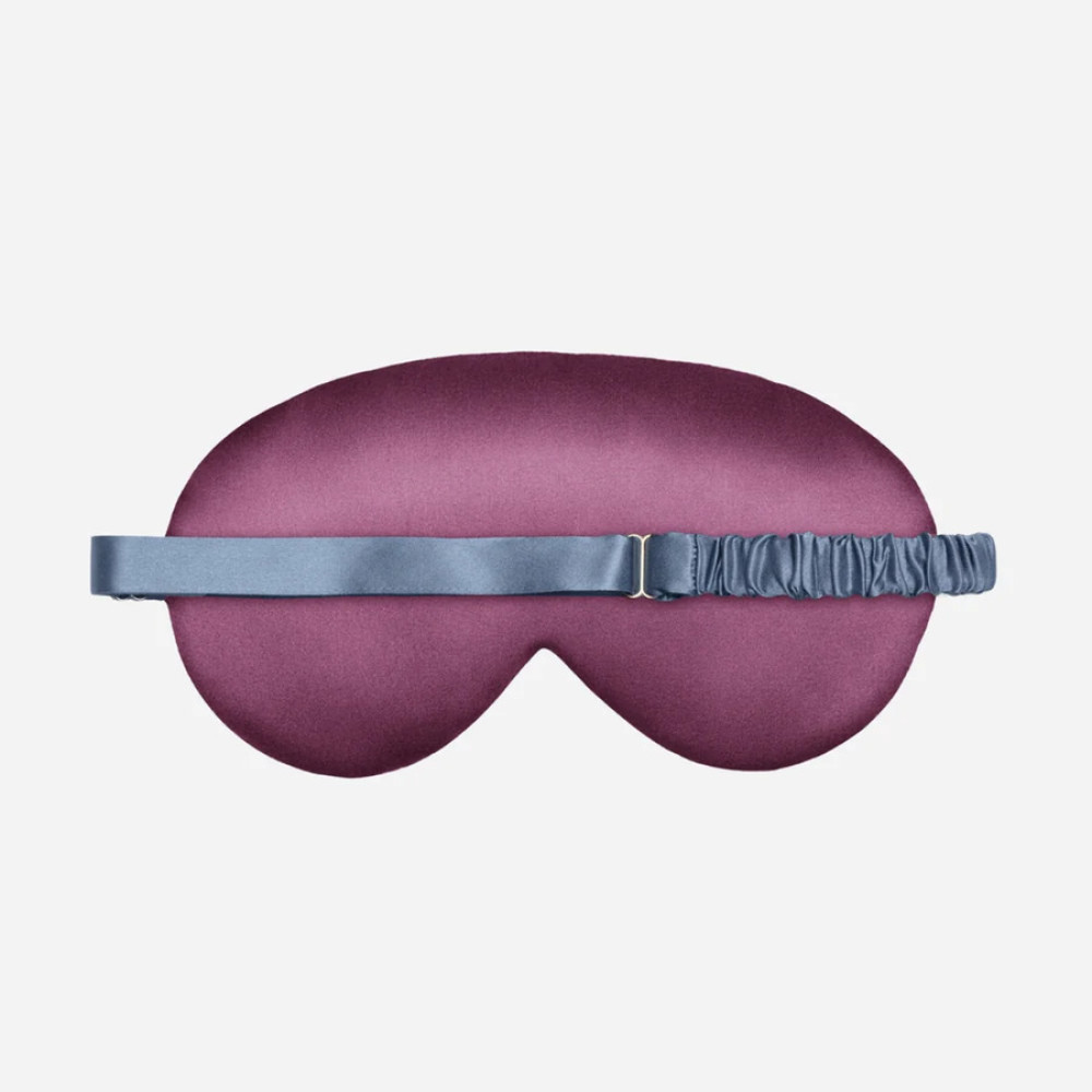 Шелковая маска для сна сливовая - MOLODO Silk Sleep Mask Plum фото 2