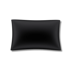 Шелковая наволочка чёрная - MOLODO Silk Pillowcase Black 