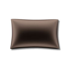 Шелковая наволочка коричневая - MOLODO Silk Pillowcase Brown 