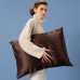 Шелковая наволочка коричневая - MOLODO Silk Pillowcase Brown фото 4