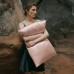 Шелковая наволочка пудровая - MOLODO Silk Pillowcase Powder Pink фото 3