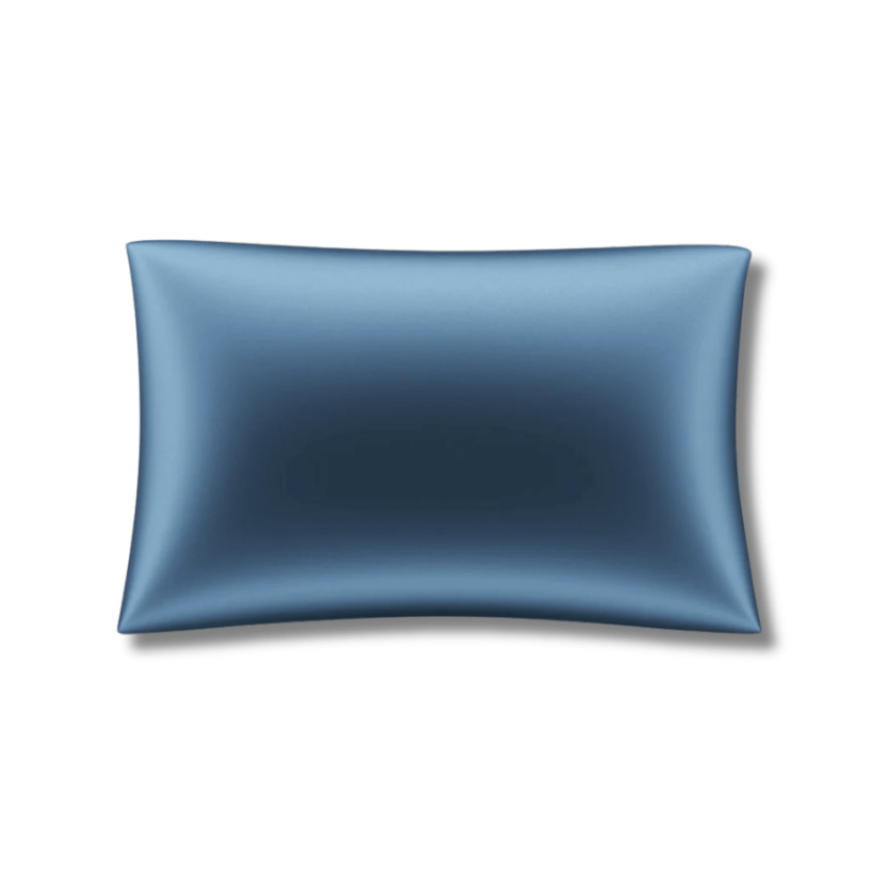 Шелковая наволочка синяя - MOLODO Silk Pillowcase Blue фото