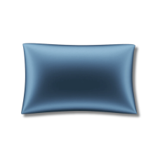 Шелковая наволочка синяя - MOLODO Silk Pillowcase Blue 