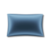 Шелковая наволочка синяя - MOLODO Silk Pillowcase Blue фото