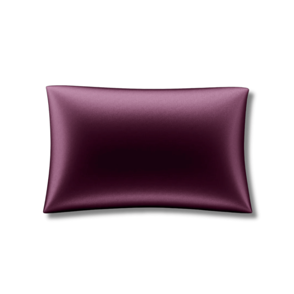 Шелковая наволочка сливовая - MOLODO Silk Pillowcase Plum фото