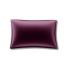 Шелковая наволочка сливовая - MOLODO Silk Pillowcase Plum фото