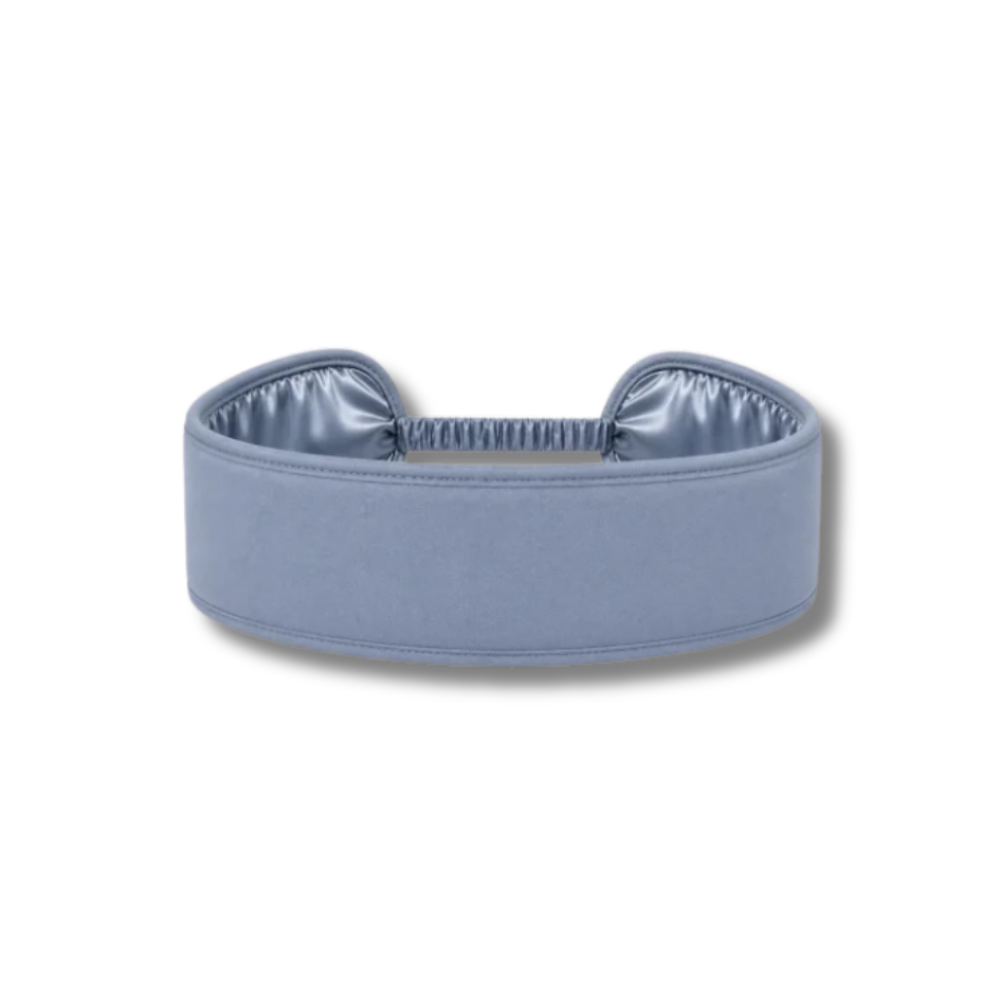 Шелковая повязка для умывания и ухода синяя - MOLODO Silk Bandage For Washing And Care Blue фото