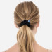 Шовкова резинка для волосся чорна - MOLODO Silk Scrunchie Medium Black фото 3