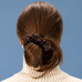 Шовкова резинка для волосся коричнева - MOLODO Silk Scrunchie Large Brown фото 3
