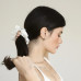 Шовкова резинка для волосся молочна - MOLODO Silk Scrunchie Large Off White фото 3