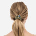 Шовкова резинка для волосся оливкова - MOLODO Silk Scrunchie Medium Forest Moss фото 3