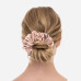 Шовкова резинка для волосся пудрова - MOLODO Silk Scrunchie Large Powder Pink фото 4
