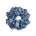 Шовкова резинка для волосся синя - MOLODO Silk Scrunchie Large Blue фото