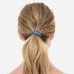 Шовкова резинка для волосся синя - MOLODO Silk Scrunchie Small Blue фото 3