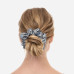 Шовкова резинка для волосся сіра - MOLODO Silk Scrunchie Large Stone Grey фото 3