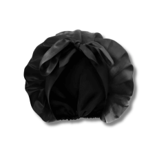 Шелковая шапочка для сна чёрная - MOLODO Silk Night Cap Black 