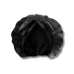 Шовкова шапочка для сну чорна - MOLODO Silk Night Cap Black фото