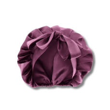 Шелковая шапочка для сна сливовая - MOLODO Silk Night Cap Plum 