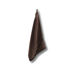 Шелковое полотенце для лица коричневое - MOLODO Silk Face Towel Brown 