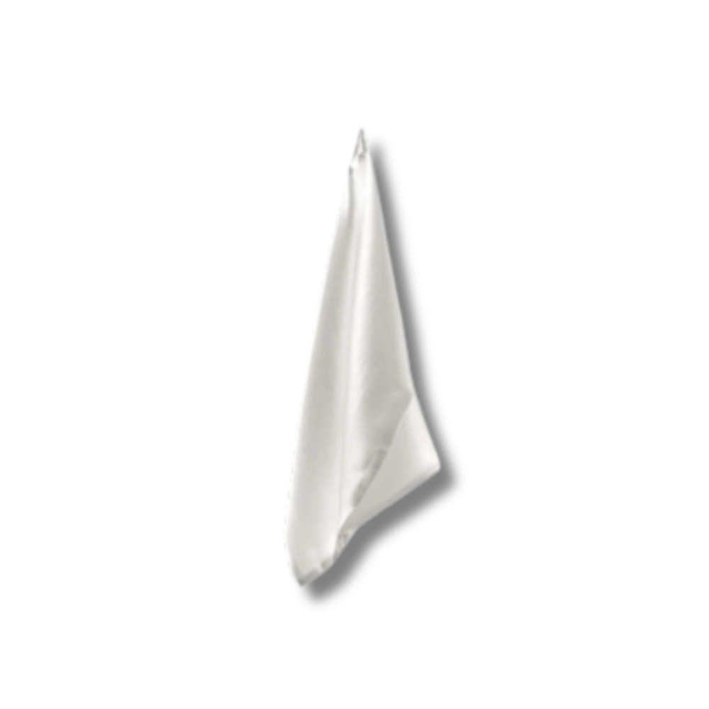Шовковий рушник для обличчя молочний - MOLODO Silk Face Towel Off White фото