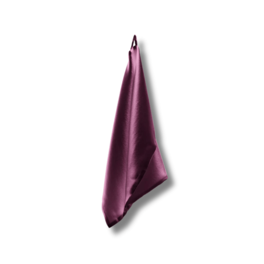 Шелковое полотенце для лица сливовое - MOLODO Silk Face Towel Plum фото