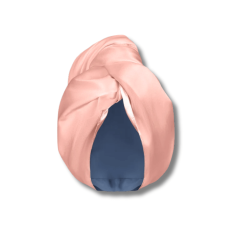 Шелковый тюрбан с микрофиброй пудровый - MOLODO Silk Turban With Microfiber Powder Pink 