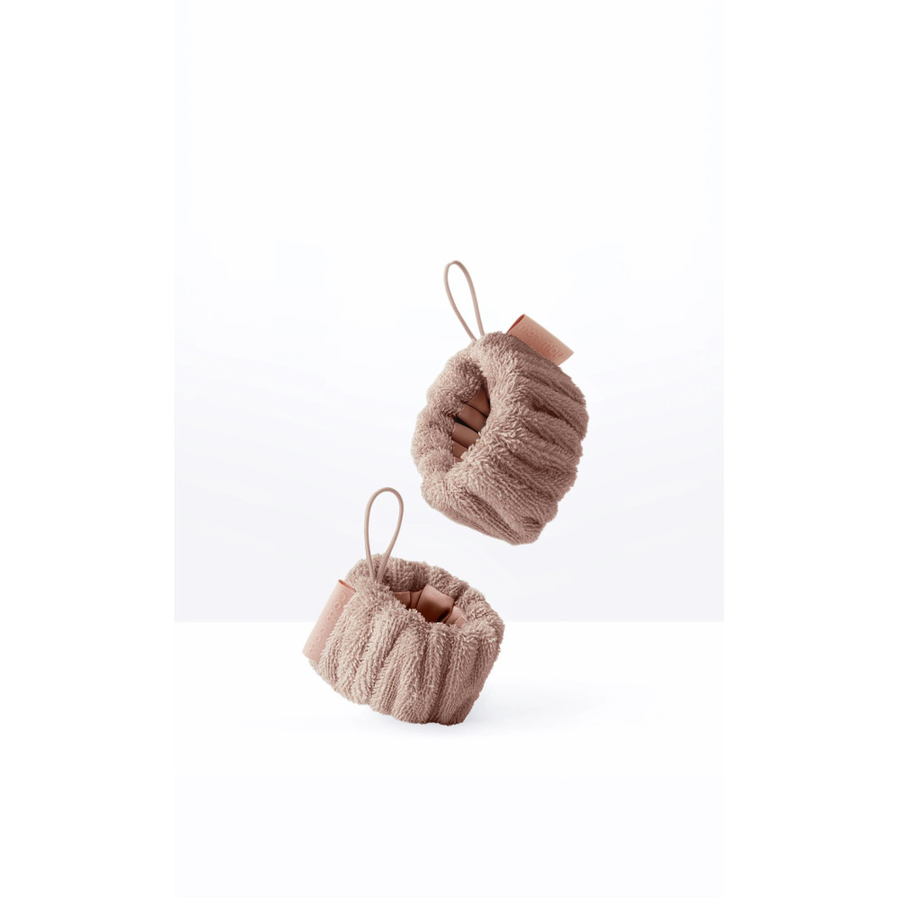 Бежеві м'які браслети для вмивання - MON MOU Soft Hands Bands Beige фото 2