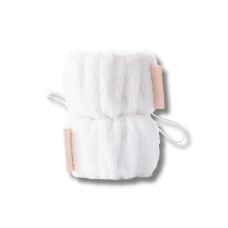 Белые мягкие браслеты для умывания - MON MOU Soft Hands Bands White 