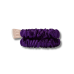 Набор из 2 тонких мини-резинок для волос в фиолетовом цвете - MON MOU Silk Mini Slim Scrunchie Purple Set фото